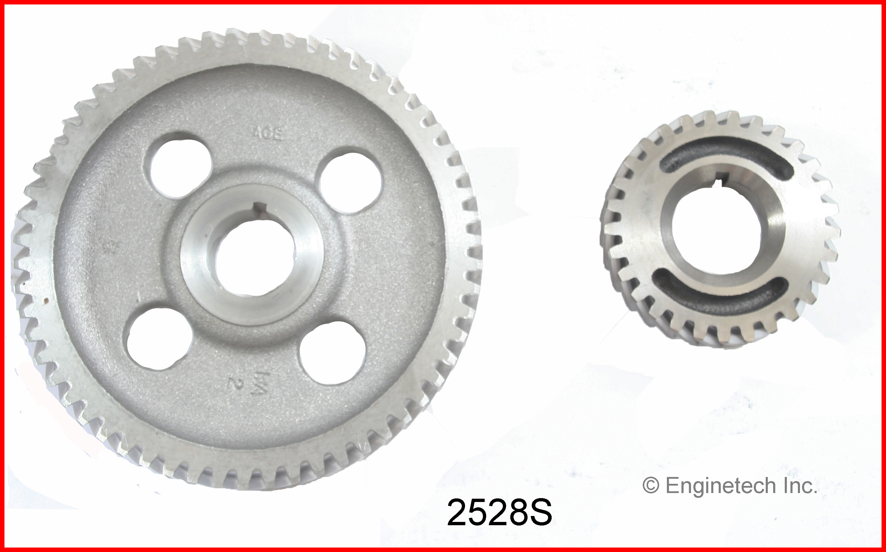 Enginetech Engine Timing Gear Set. Matched HD Aluminum Camshaft Gear - 2528S