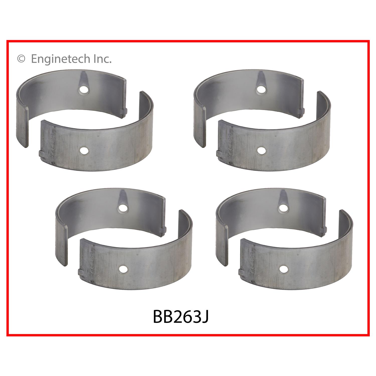 Enginetech Engine Full Connecting Rod Bearing Set - BB263J.25