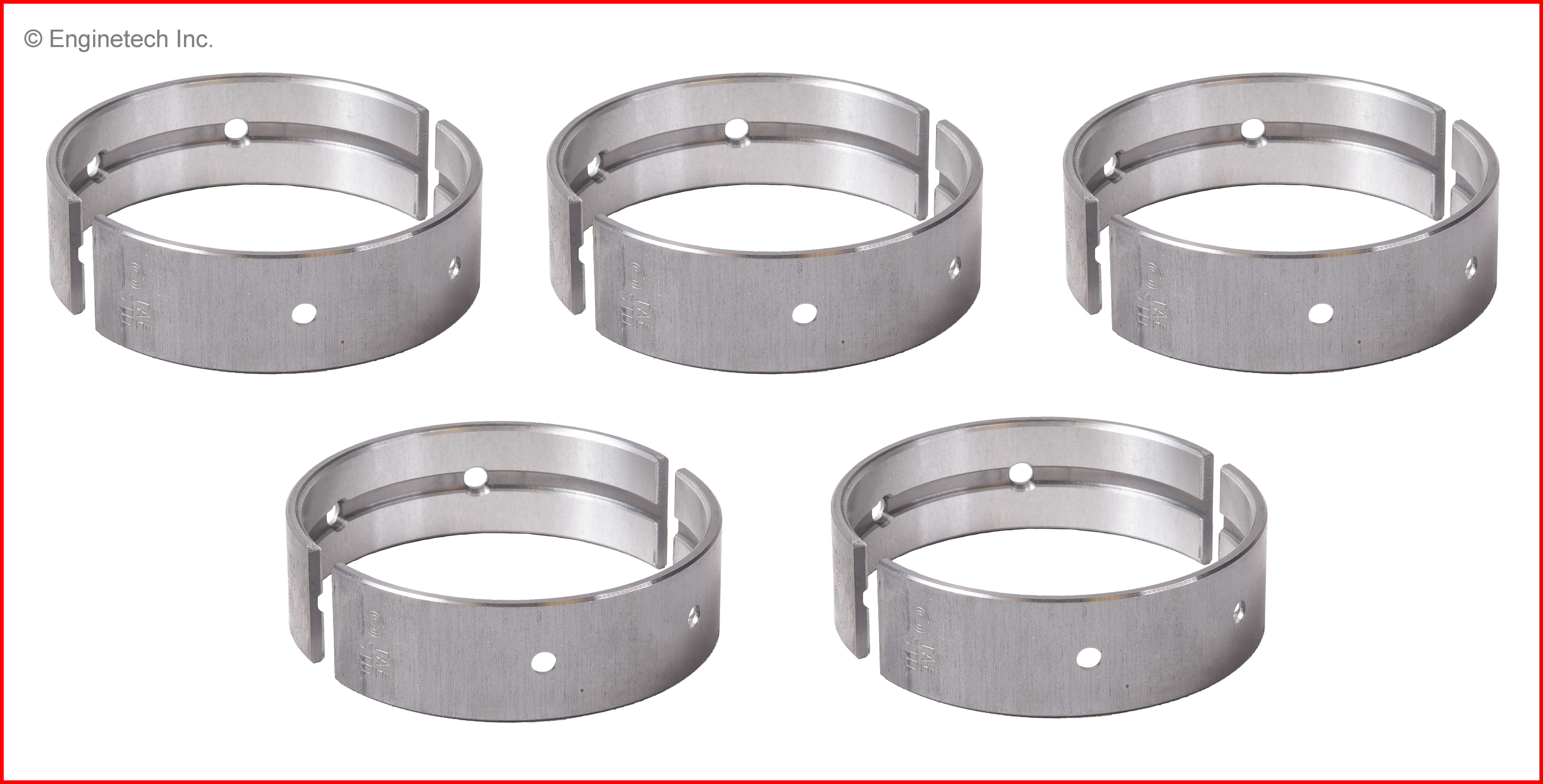 Enginetech Engine Full Crankshaft Main Bearing Set - BC1003.25