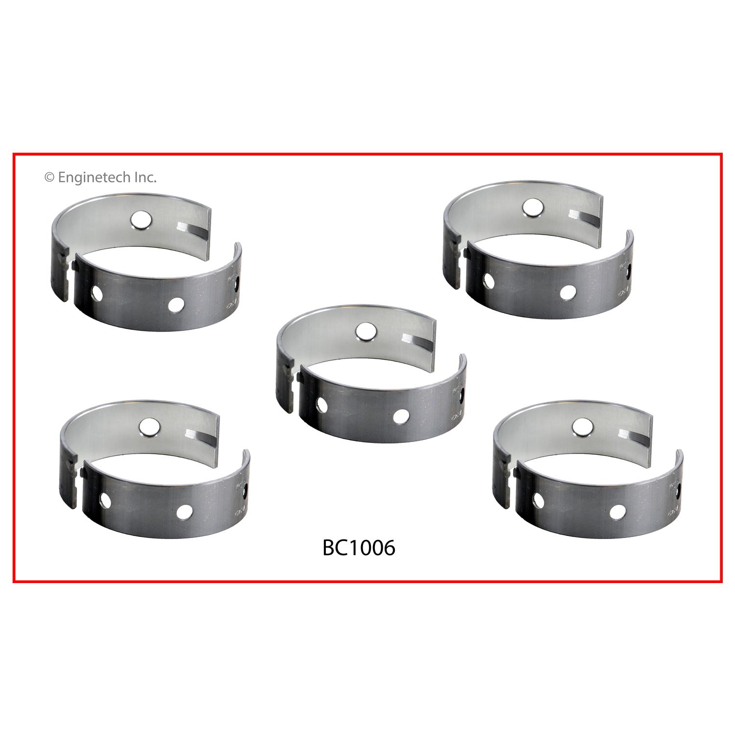 Enginetech Engine Full Crankshaft Main Bearing Set - BC1006.25