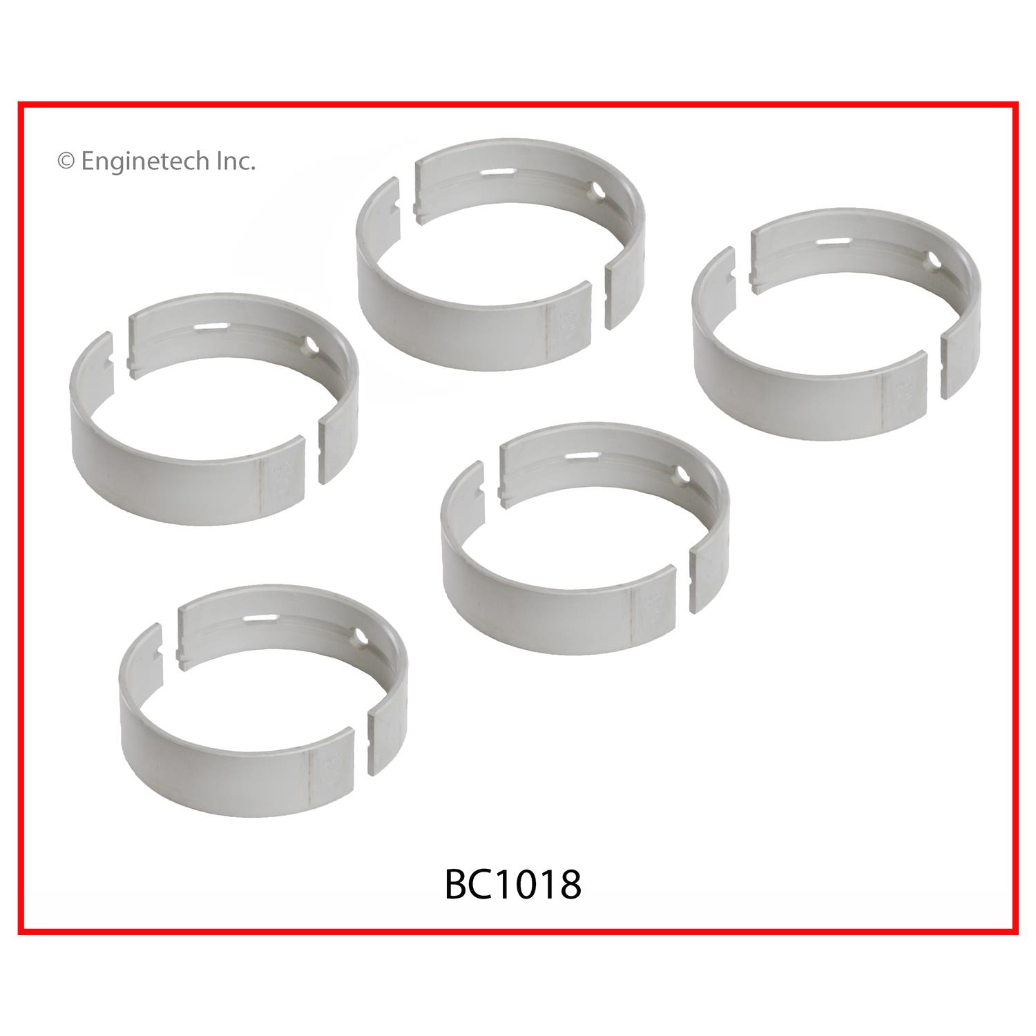 Enginetech Engine Full Crankshaft Main Bearing Set - BC1018.25