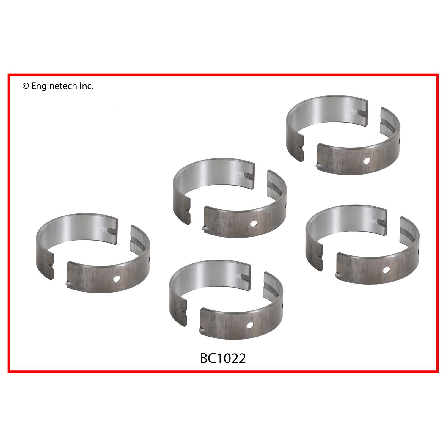 Enginetech Engine Full Crankshaft Main Bearing Set - BC1022.25