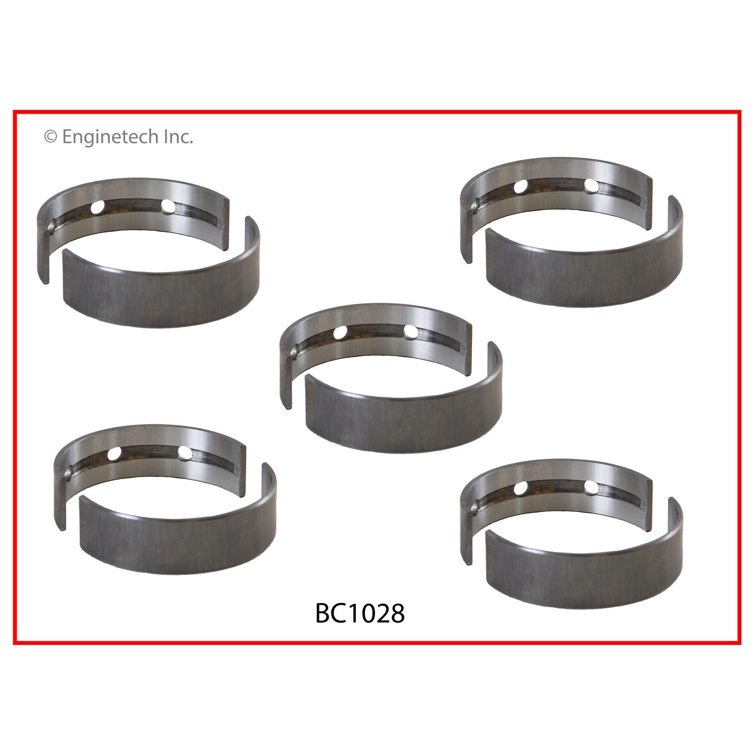 Enginetech Engine Full Crankshaft Main Bearing Set - BC1028.25