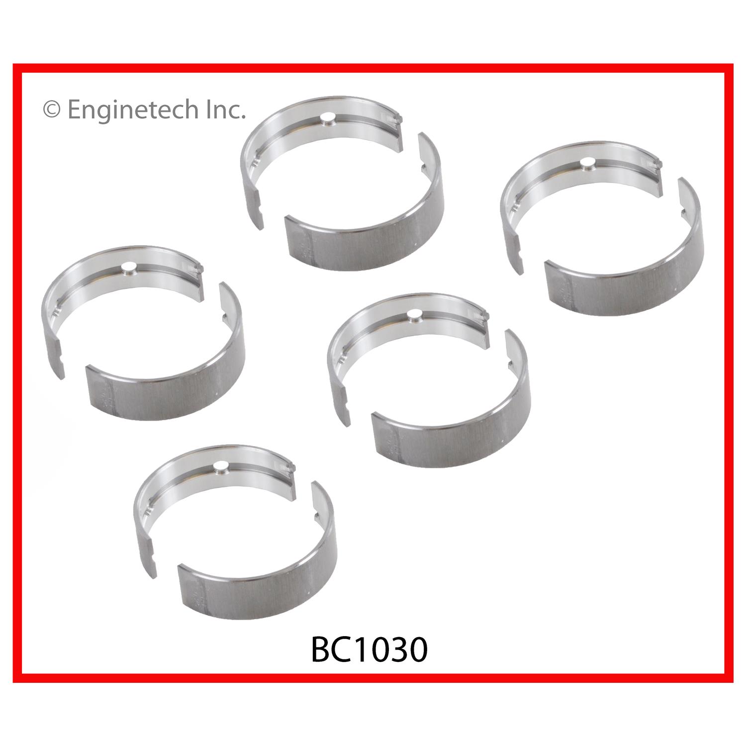 Enginetech Engine Full Crankshaft Main Bearing Set - BC1030.25