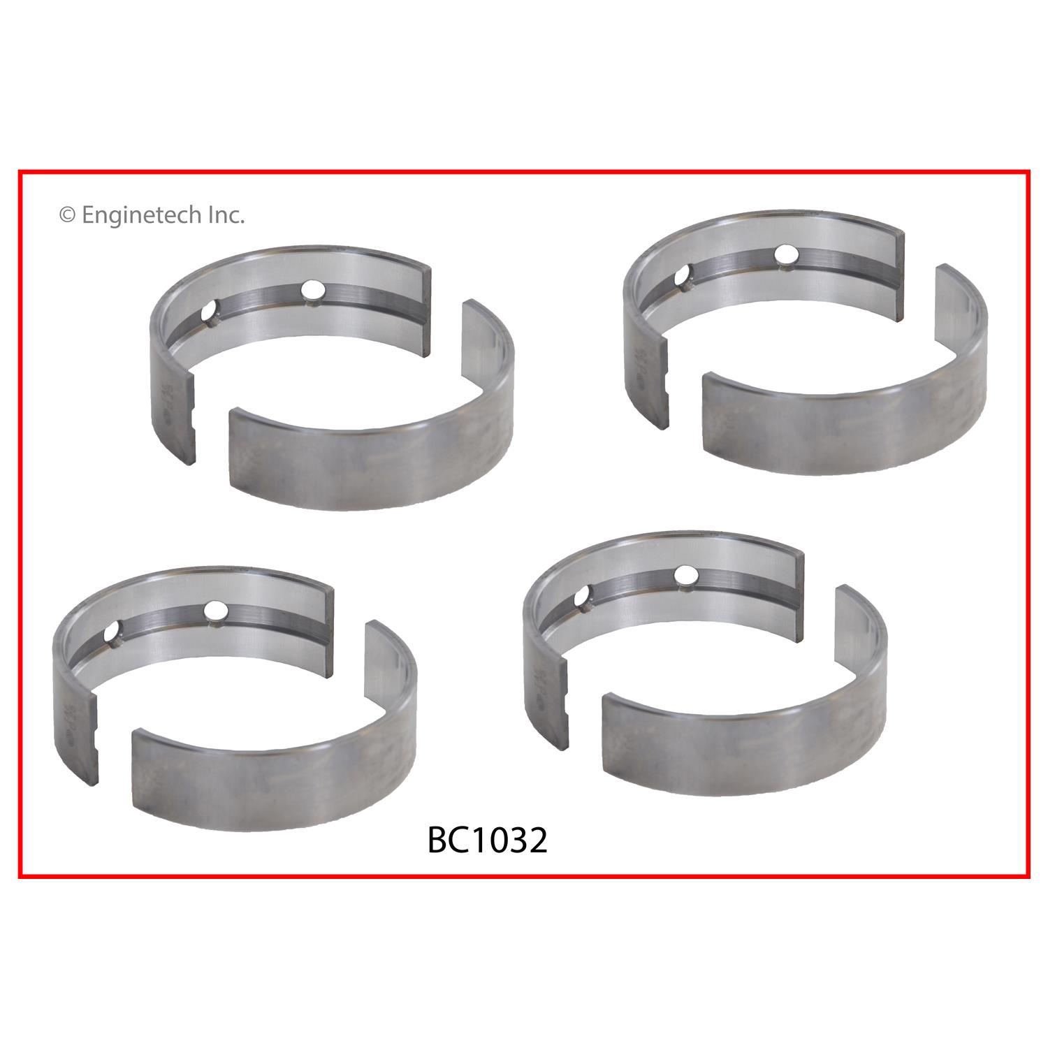 Enginetech Engine Full Crankshaft Main Bearing Set - BC1032.25