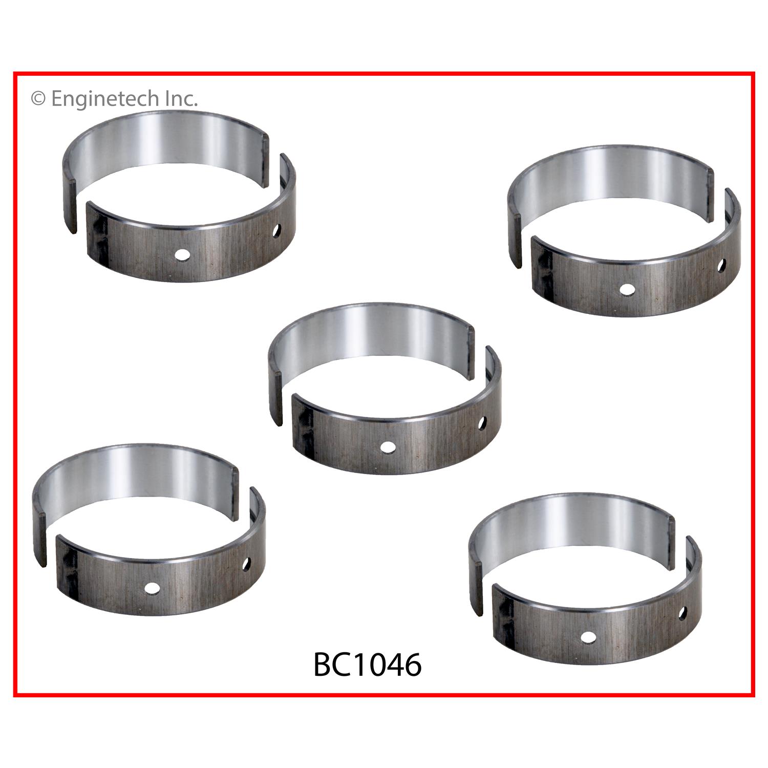 Enginetech Engine Full Crankshaft Main Bearing Set - BC1046STD