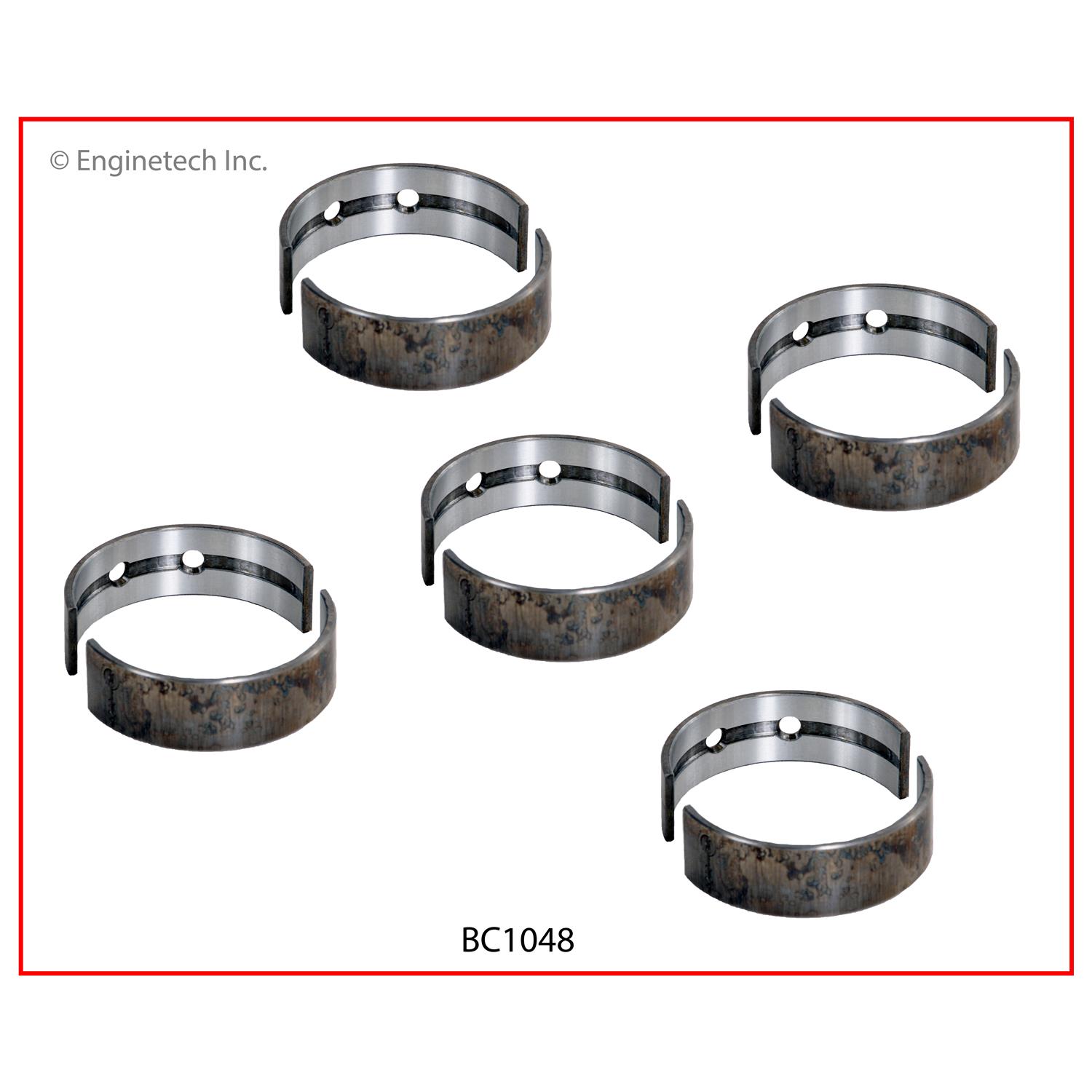 Enginetech Engine Full Crankshaft Main Bearing Set - BC1048STD