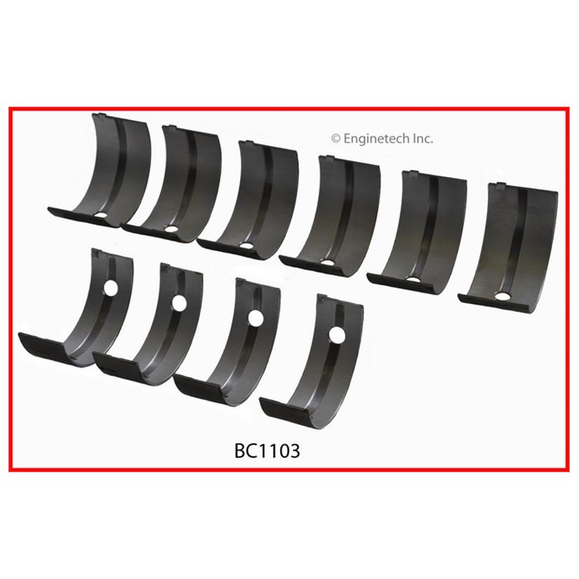 Enginetech Engine Full Crankshaft Main Bearing Set - BC1103STD