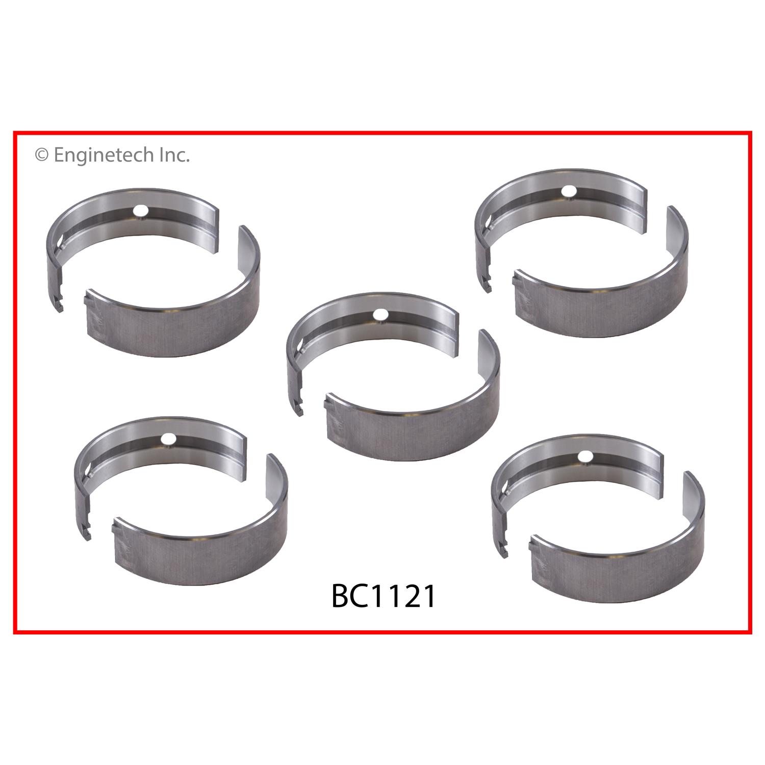 Enginetech Engine Full Crankshaft Main Bearing Set - BC1121.25