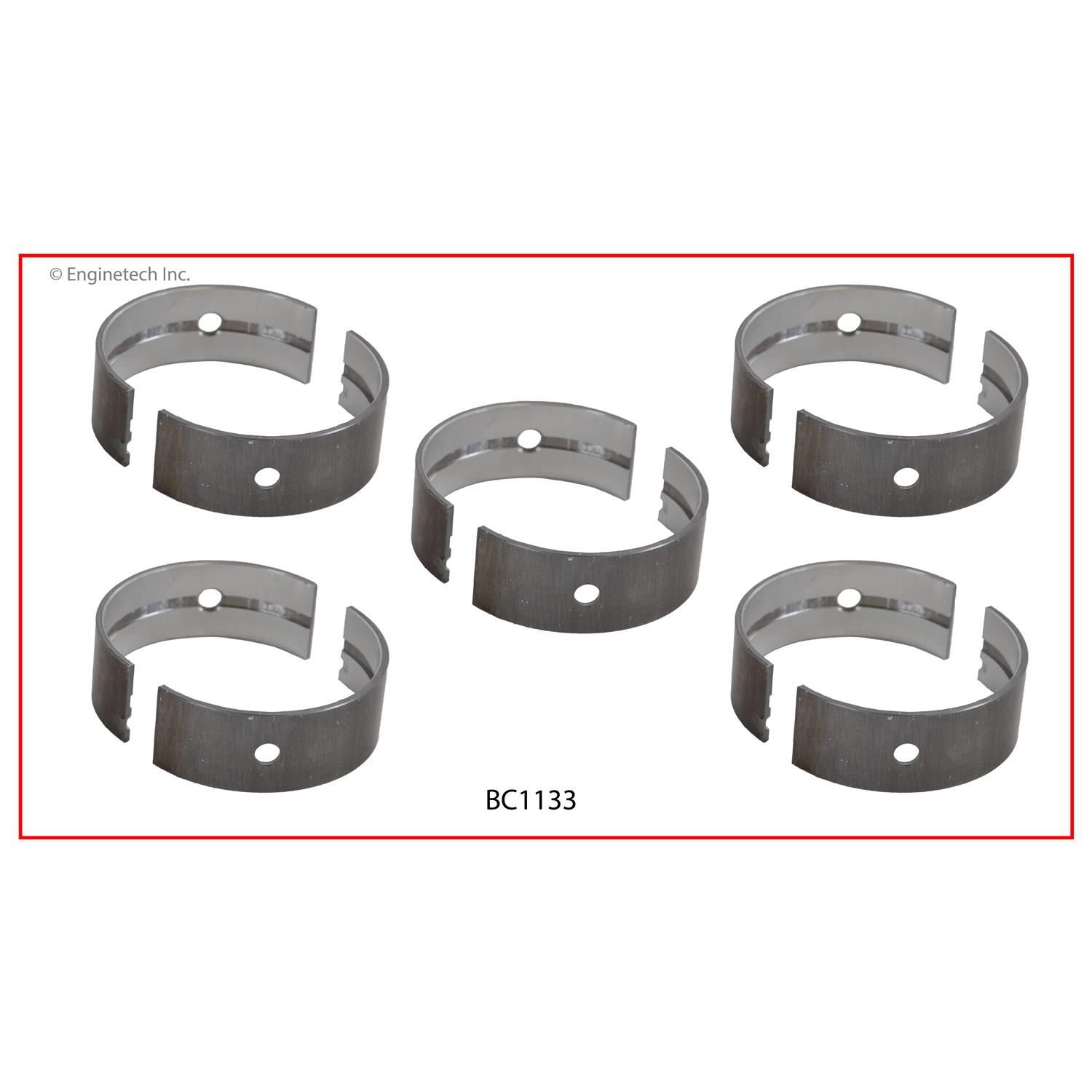 Enginetech Engine Full Crankshaft Main Bearing Set - BC1133STD
