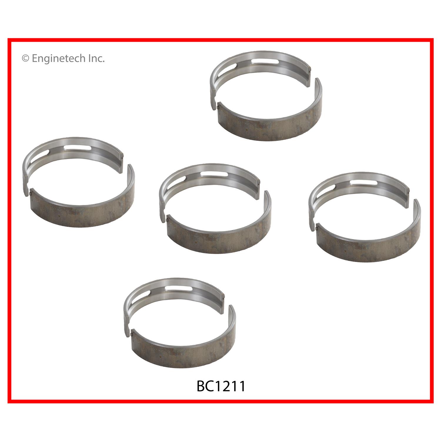 Enginetech Engine Full Crankshaft Main Bearing Set - BC1211.50