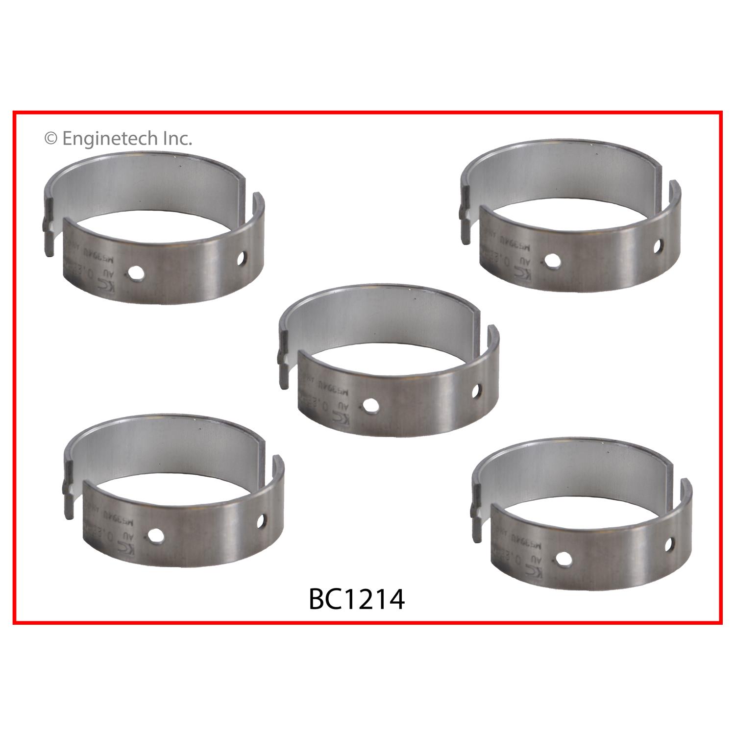 Enginetech Engine Full Crankshaft Main Bearing Set - BC1214.25