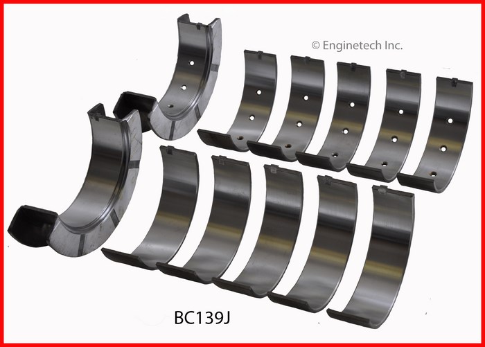 Enginetech Engine Full Crankshaft Main Bearing Set - BC139J010