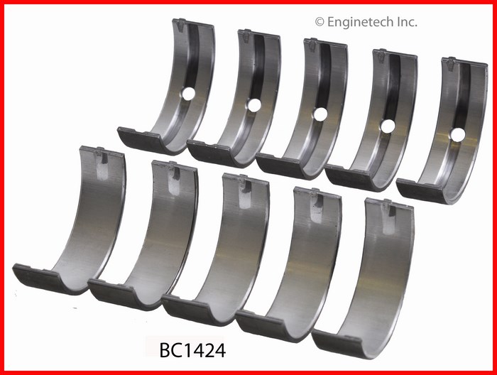 Enginetech Engine Full Crankshaft Main Bearing Set - BC1424.25