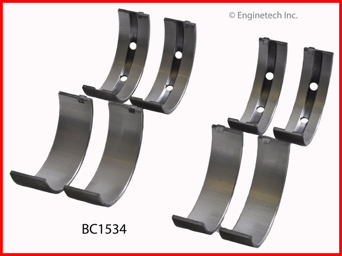 Enginetech Engine Full Crankshaft Main Bearing Set - BC1534.25