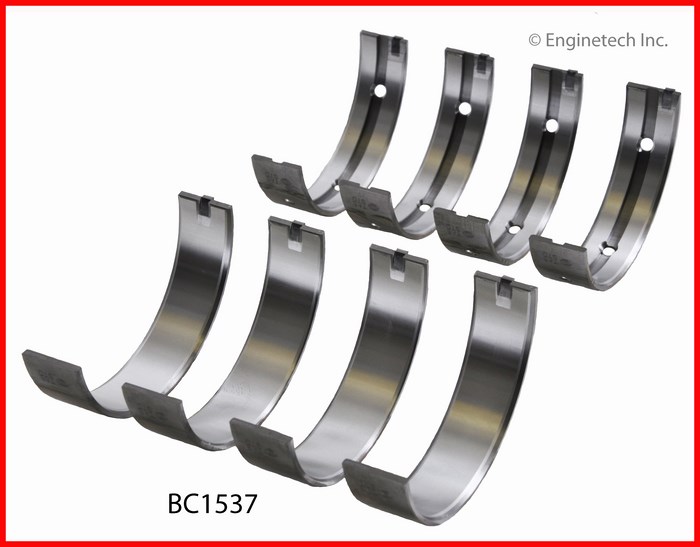 Enginetech Engine Full Crankshaft Main Bearing Set - BC1537STD