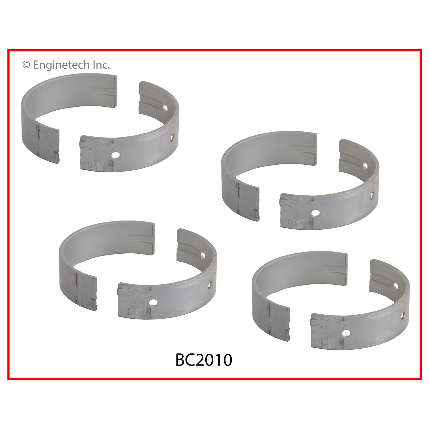 Enginetech Engine Full Crankshaft Main Bearing Set - BC2010.25