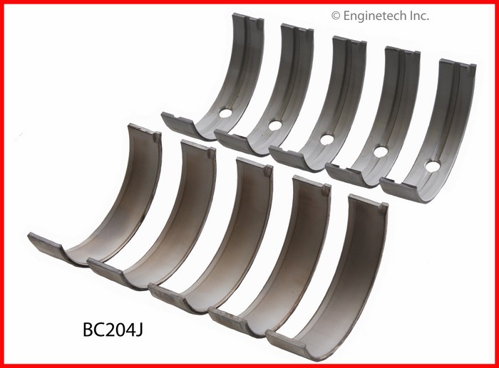 Enginetech Engine Full Crankshaft Main Bearing Set - BC204J.25