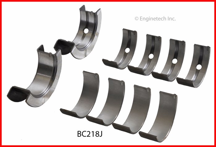 Enginetech Engine Full Crankshaft Main Bearing Set - BC218J.25