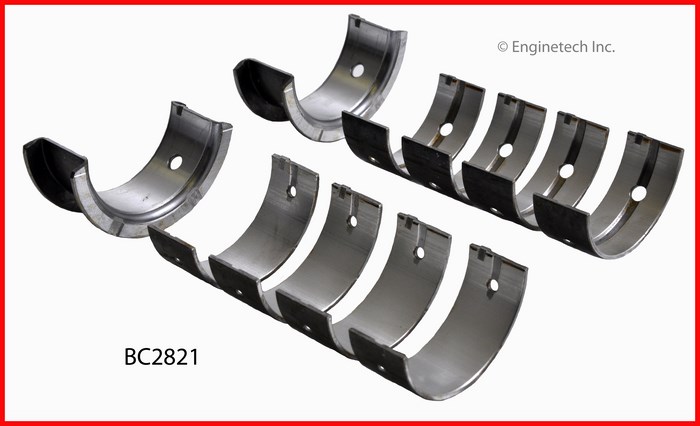 Enginetech Engine Full Crankshaft Main Bearing Set - BC2821.50