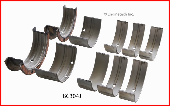 Enginetech Engine Full Crankshaft Main Bearing Set - BC304J020