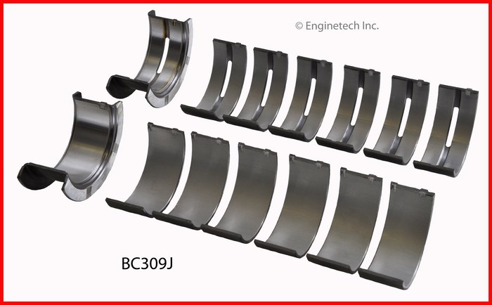 Enginetech Engine Full Crankshaft Main Bearing Set - BC309J030