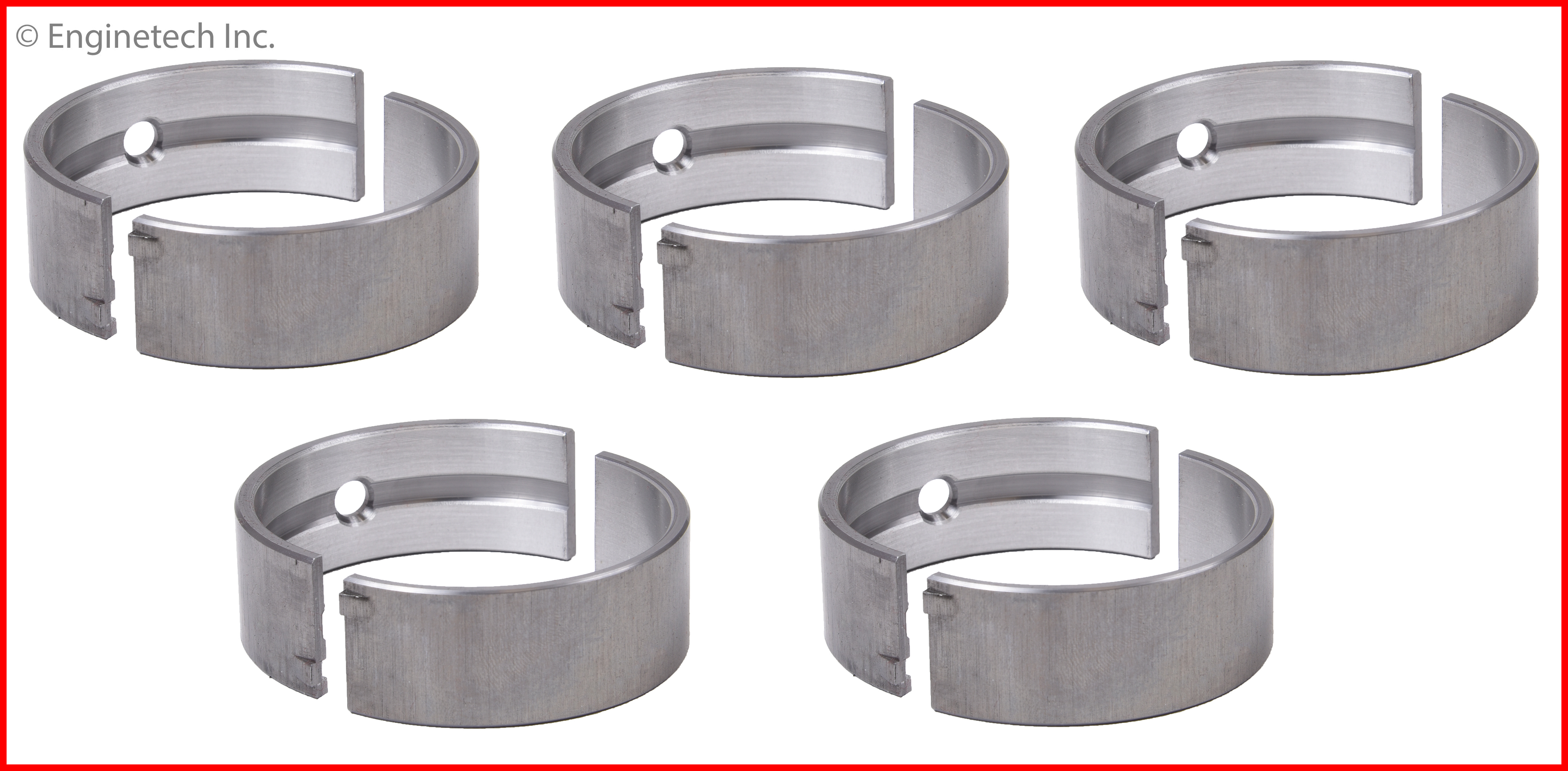 Enginetech Engine Full Crankshaft Main Bearing Set - BC3108.25