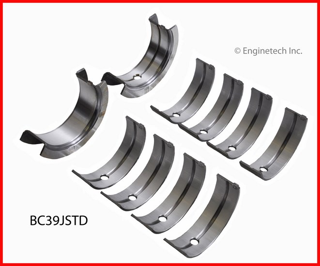 Enginetech Engine Full Crankshaft Main Bearing Set - BC369J.50