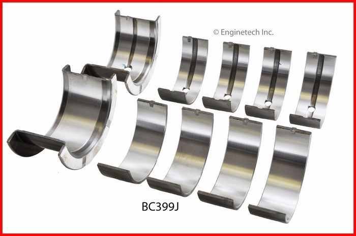 Enginetech Engine Full Crankshaft Main Bearing Set - BC399J020