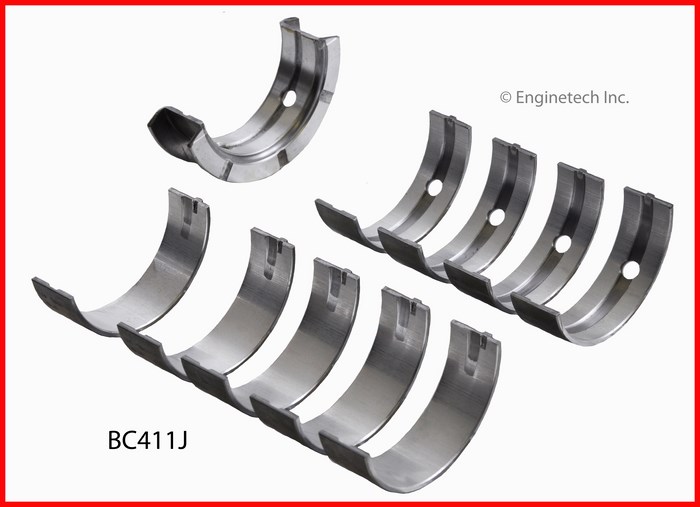 Enginetech Engine Full Crankshaft Main Bearing Set - BC411JSTD