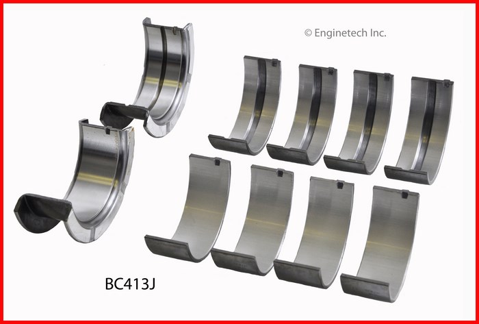 Enginetech Engine Full Crankshaft Main Bearing Set - BC413J020