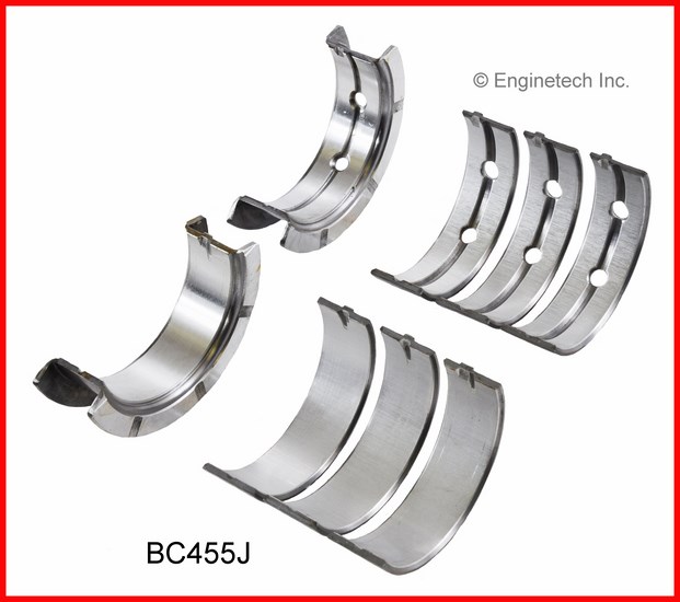 Enginetech Engine Full Crankshaft Main Bearing Set - BC455J020