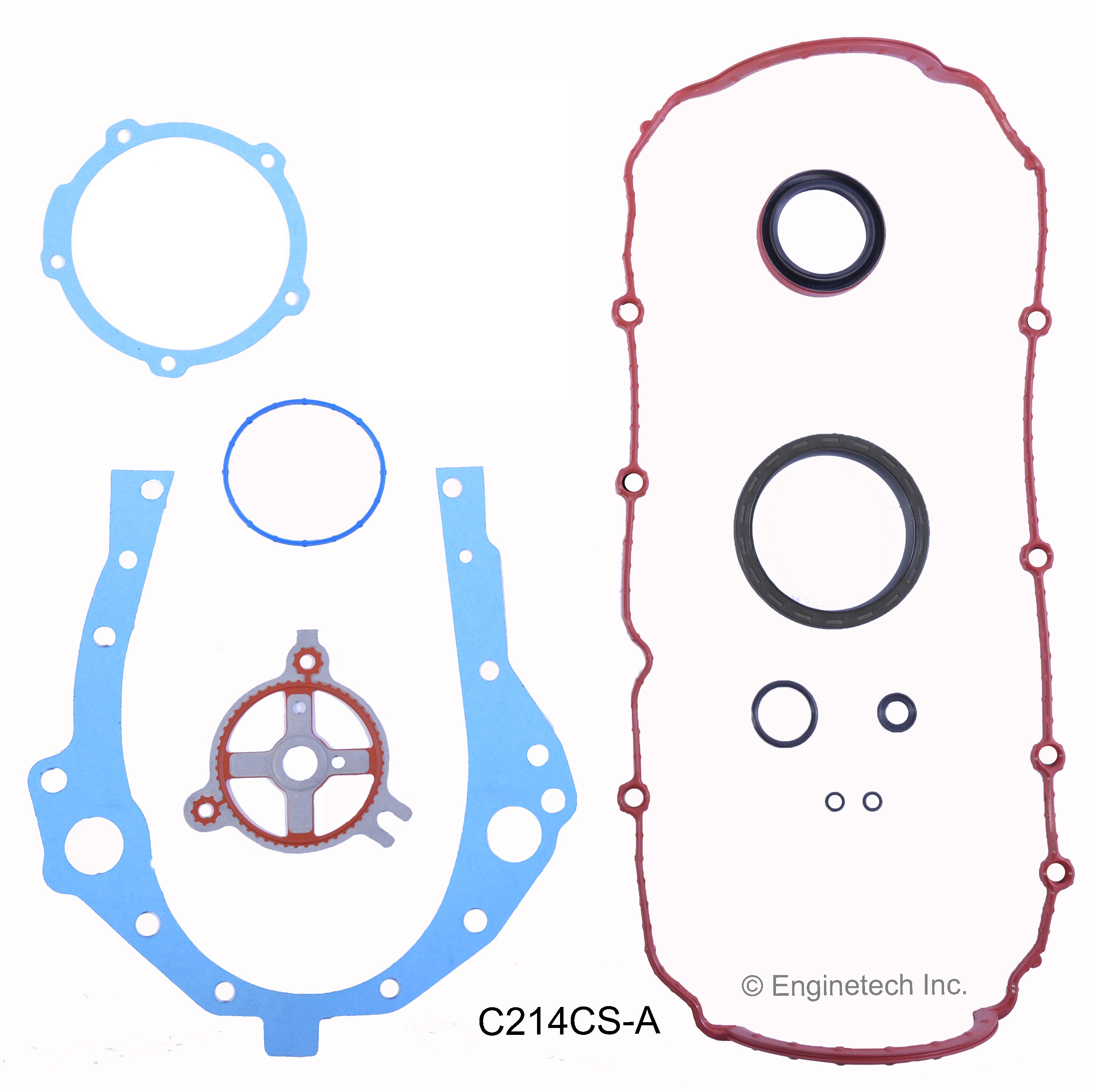Enginetech Engine Lower End Gasket Set GMC / Chevrolet Car and Truck - C214CS-A
