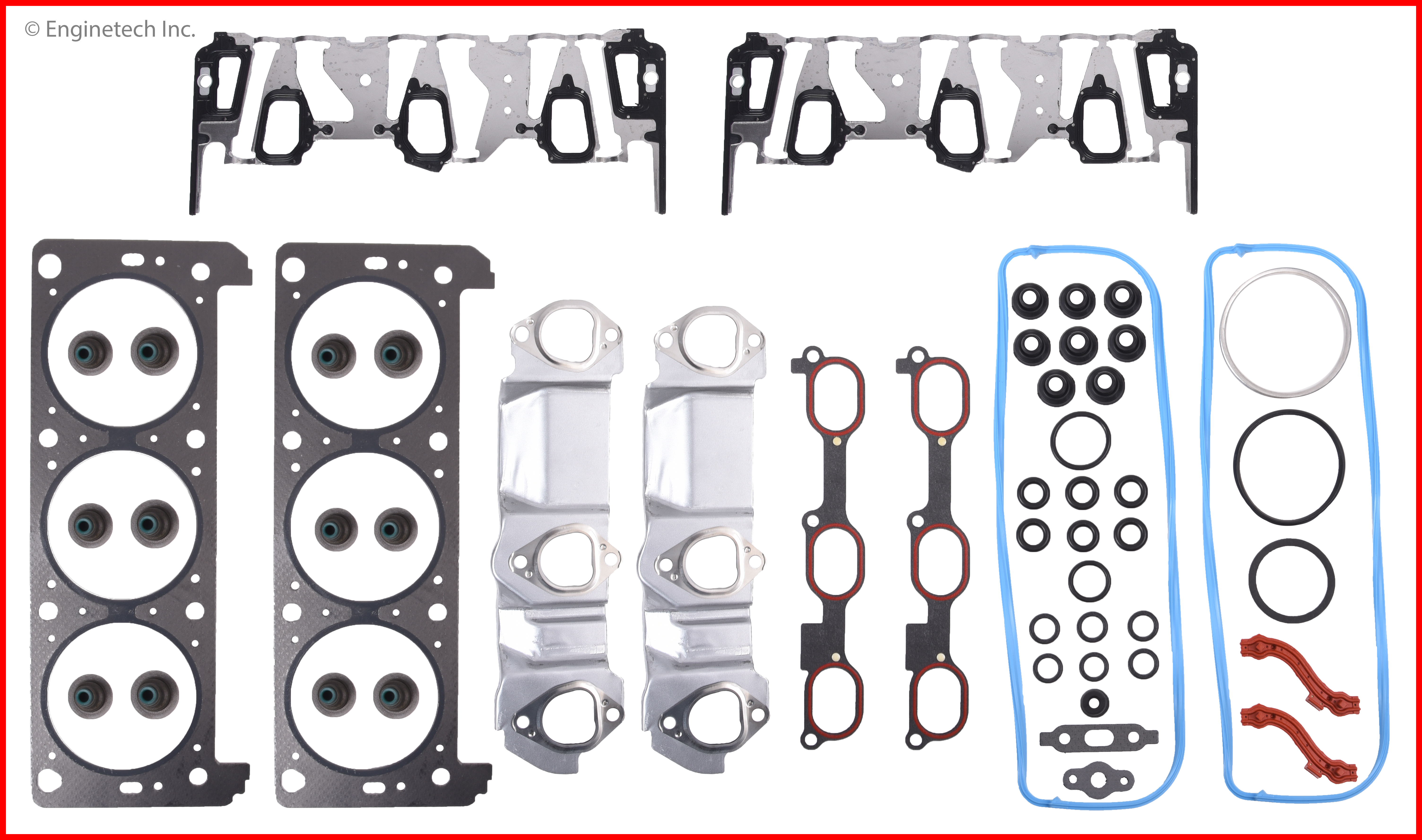 Enginetech Engine Cylinder Head Gasket Set GMC / Chevrolet Car and Truck - C214HS-A
