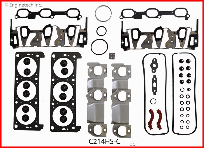 Enginetech Engine Cylinder Head Gasket Set GMC / Chevrolet Car and Truck - C214HS-C