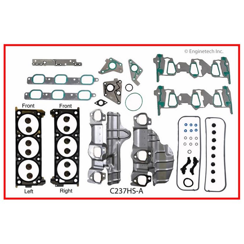 Enginetech Engine Cylinder Head Gasket Set GMC / Chevrolet Car and Truck - C237HS-A