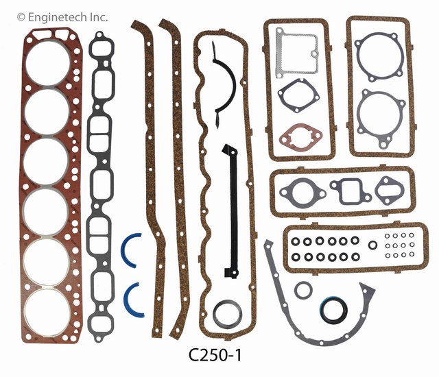 Enginetech Engine Full Gasket Set GMC / Chevrolet Car and Truck - C250-1