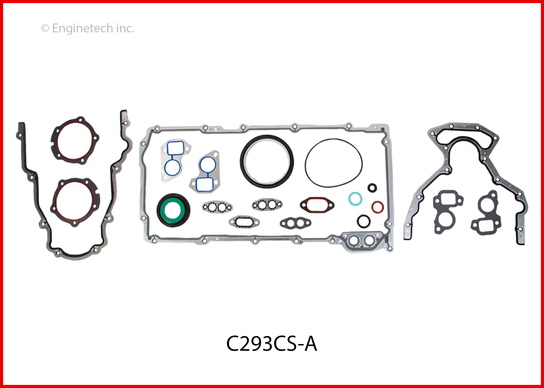 Enginetech Engine Lower End Gasket Set GMC / Chevrolet Car and Truck - C293CS-A