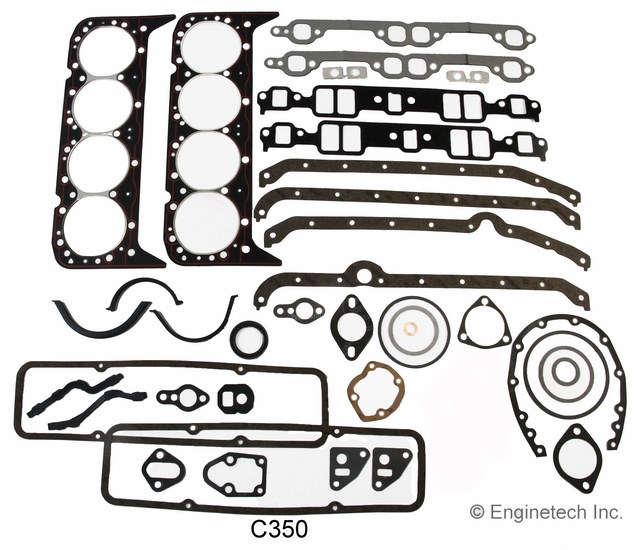 Enginetech Engine Rebuilders Full Gasket Set GMC/Chevy Car and Truck - C350