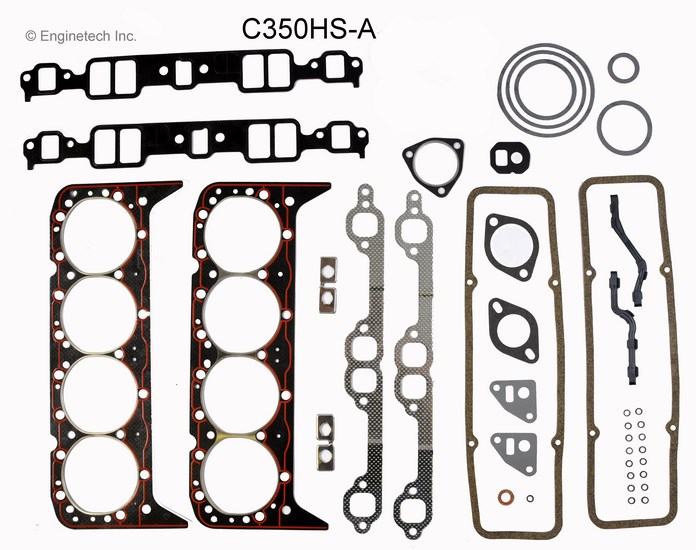 Enginetech Engine Cylinder Head Gasket Set GMC / Chevrolet Car and Truck - C350HS-A