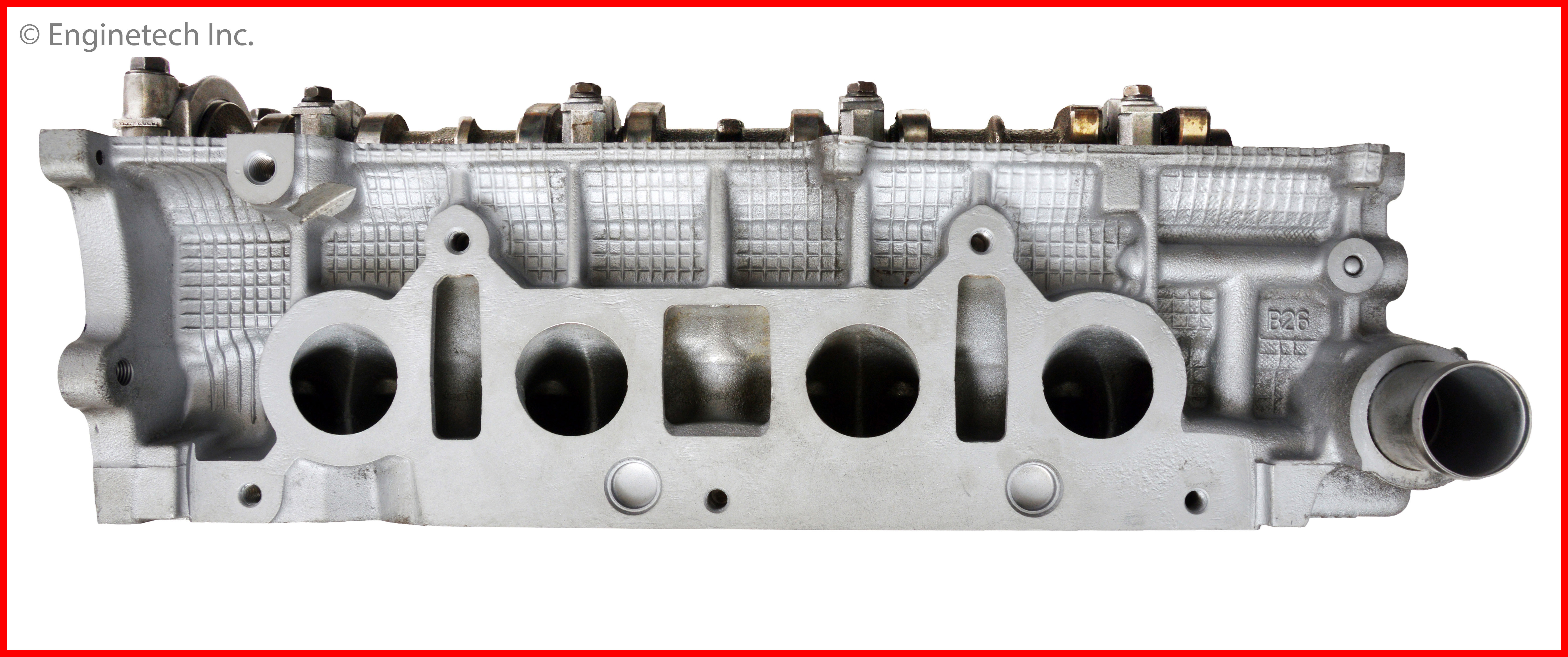 Enginetech Remanufactured Engine Cylinder Head Complete - CH1125R