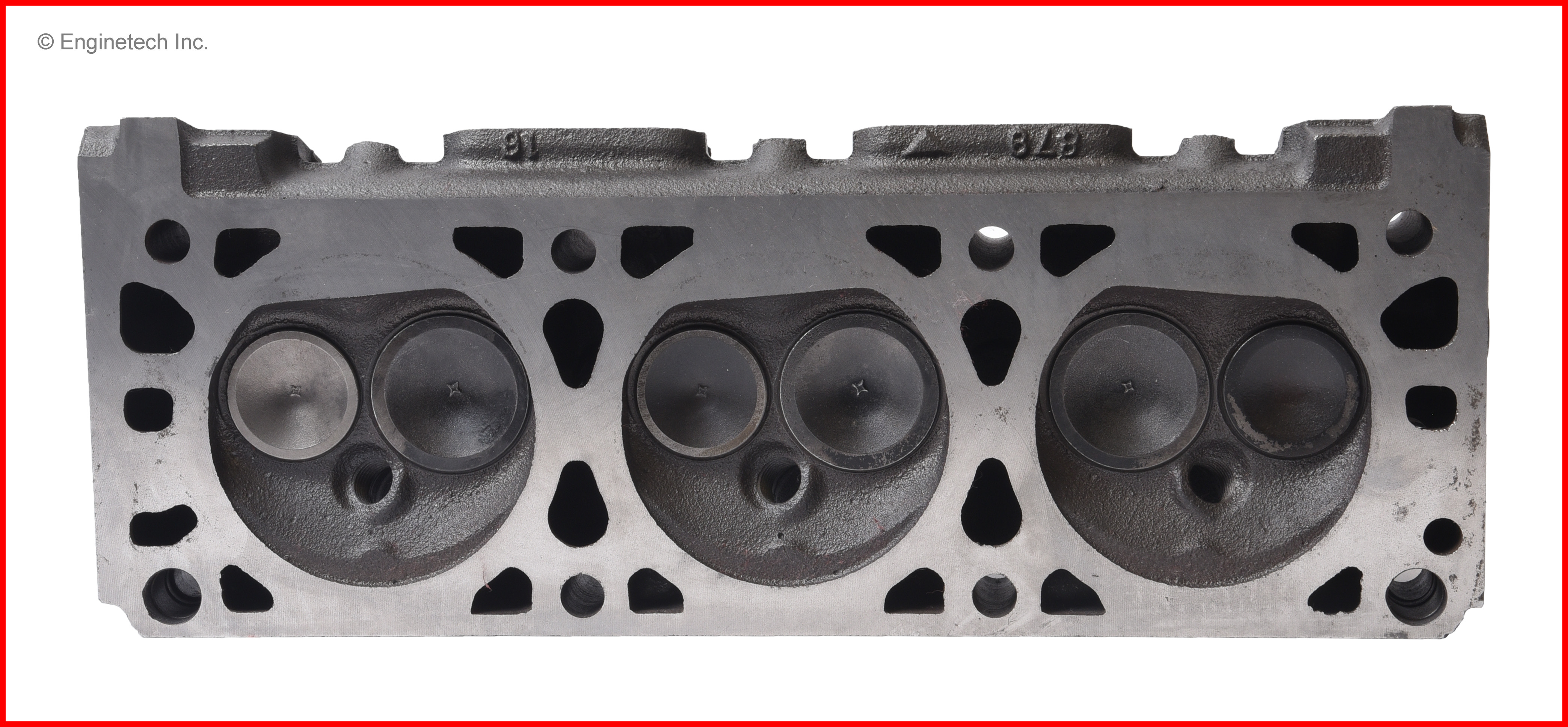 Enginetech Remanufactured Engine Cylinder Head Complete - CH1150R