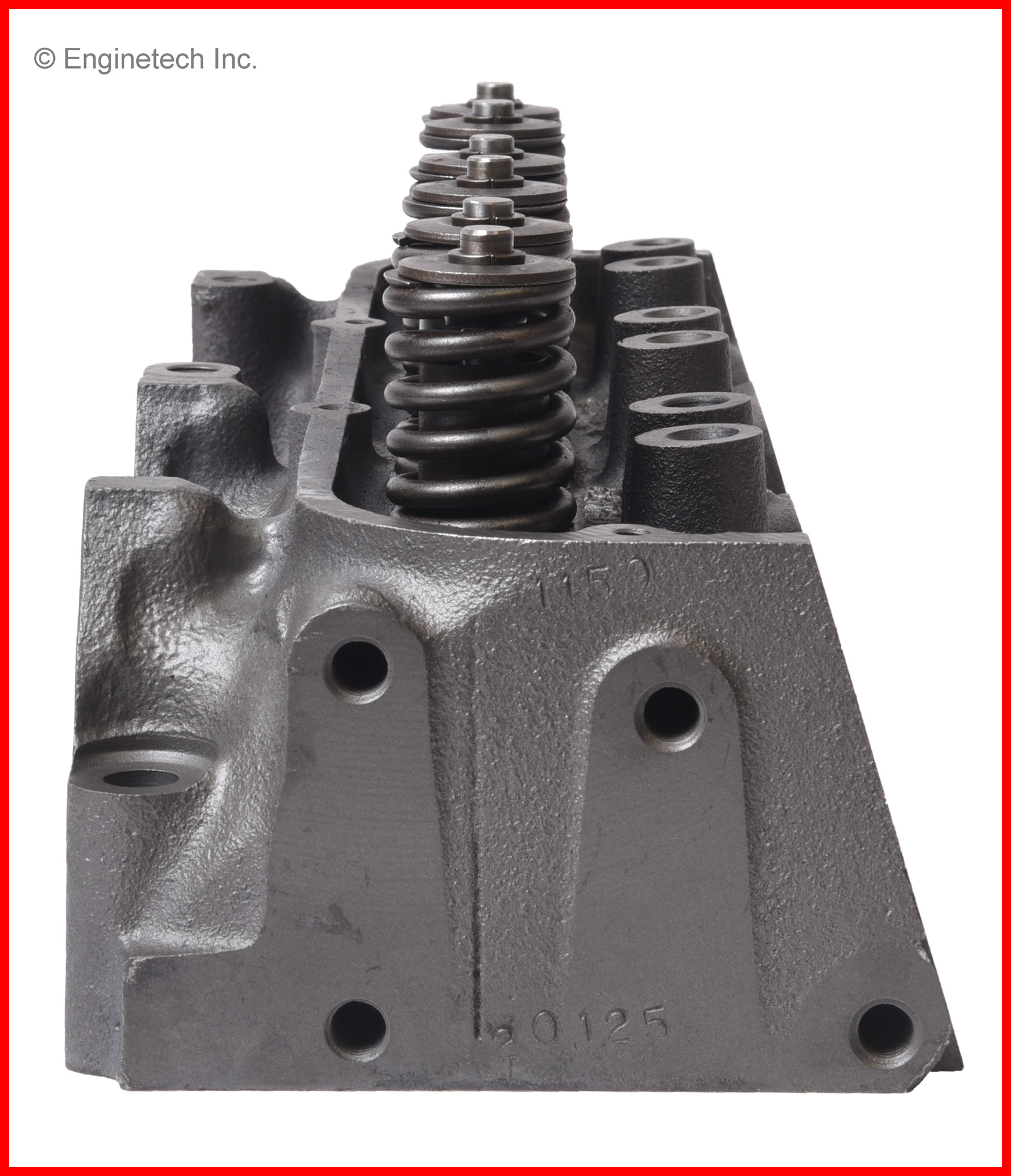 Enginetech Remanufactured Engine Cylinder Head Complete - CH1150R