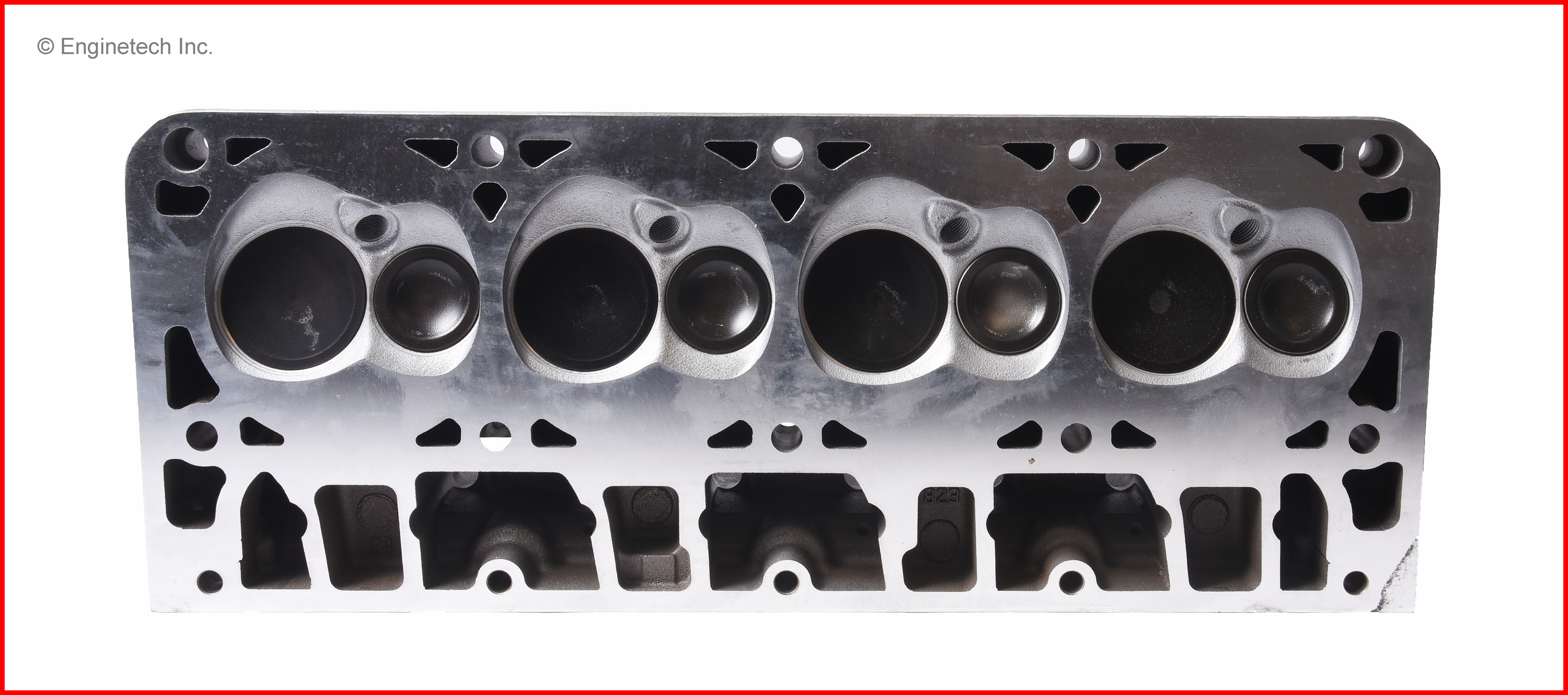 Enginetech Remanufactured Engine Cylinder Head Complete - CH1161R