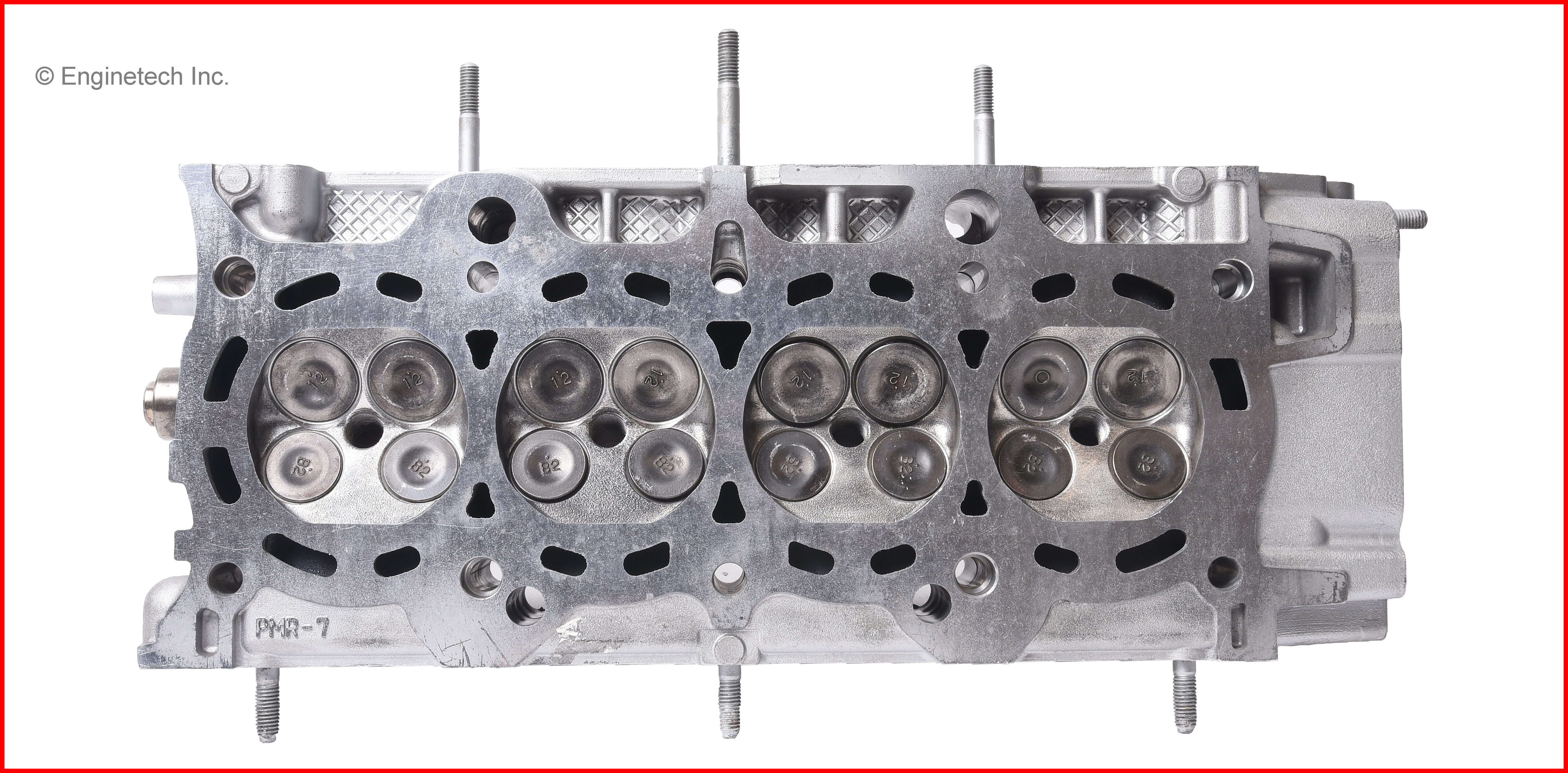 Enginetech Remanufactured Engine Cylinder Head Complete - CH1163R