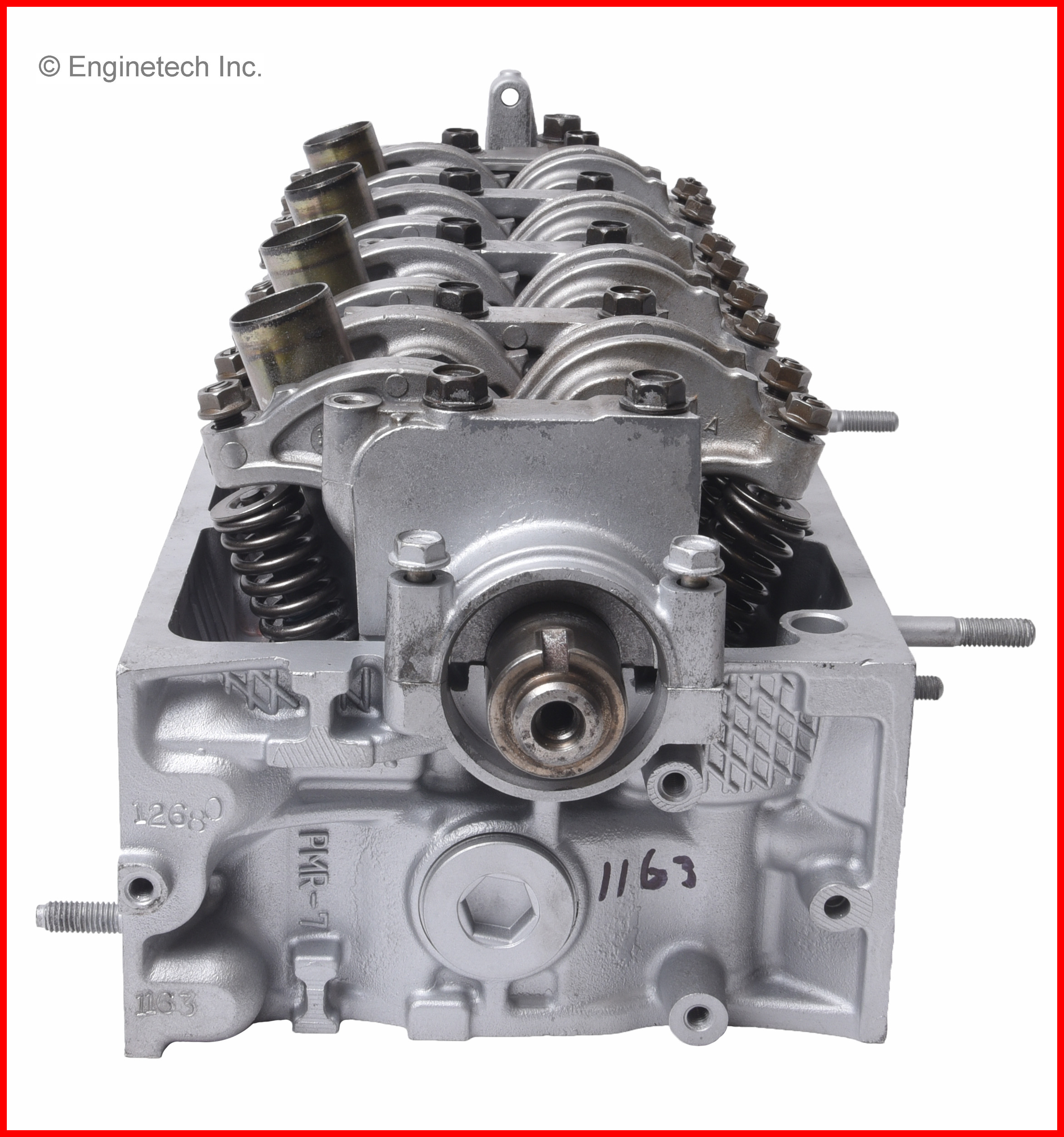 Enginetech Remanufactured Engine Cylinder Head Complete - CH1163R