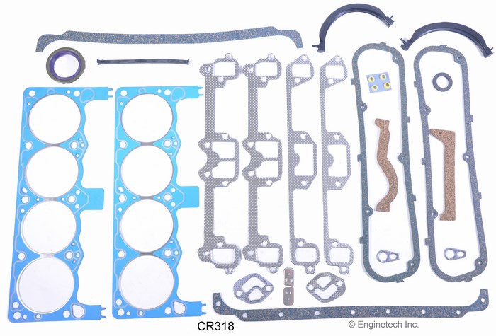 Enginetech Rebuilders Engine Full Gasket Set Dodge / Chrysler Car and Truck - CR318