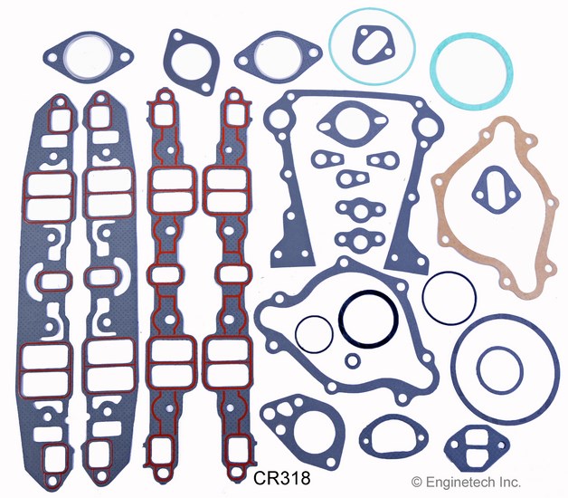 Enginetech Rebuilders Engine Full Gasket Set Dodge / Chrysler Car and Truck - CR318