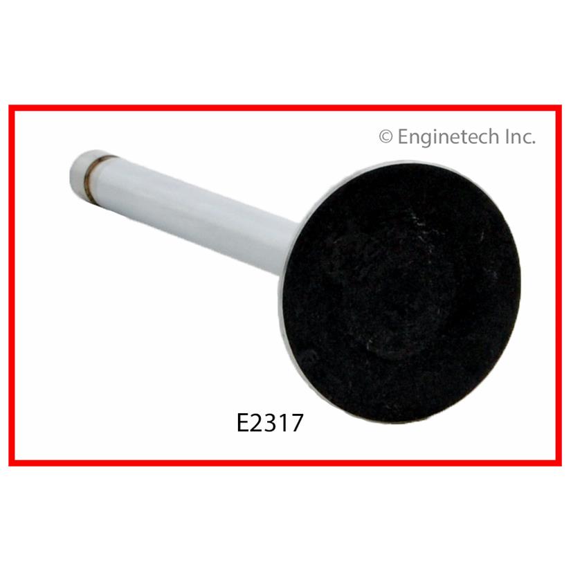 Enginetech Engine Exhaust Valve - Oversized Stem and Head - E2317