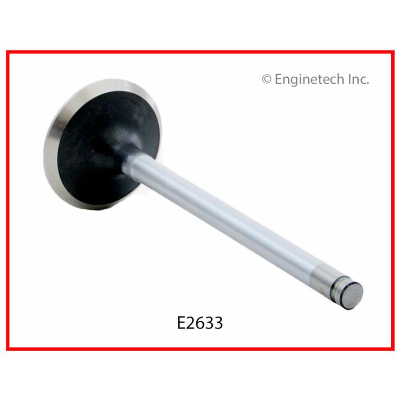 Enginetech Engine Exhaust Valve - Oversized Stem and Head - E2633B
